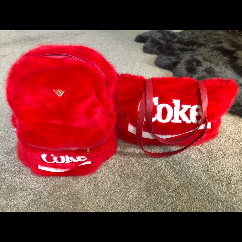 Joyrich x Coke Limited edition feather backpack